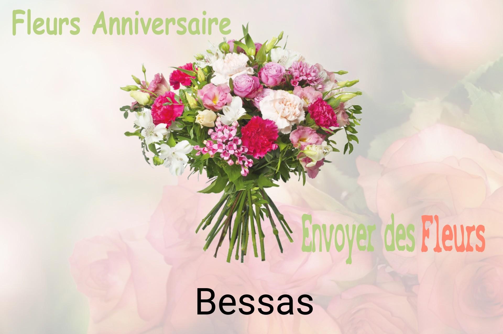 Bouquet de fleurs d’anniversaire livré à Bessas